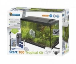 AQUARIUM TROPICAL KIT START 100L NOIR - SUPERFISH