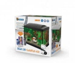 AQUARIUM GOLDFISH KIT START 20L NOIR - SUPERFISH