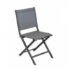 CHAISE PLIANTE THEMA GRIS/GRISE - Proloisirs