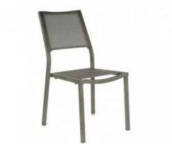 CHAISE EMPILABLE FLORENCE ICE/ARGENT - Proloisirs