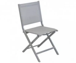 CHAISE PLIANTE THEMA ICE/ARGENT - Proloisirs