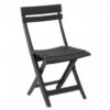 CHAISE PLIANTE MIAMI ANTHRACITE - GROSFILLEX