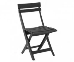 CHAISE PLIANTE MIAMI ANTHRACITE - GROSFILLEX