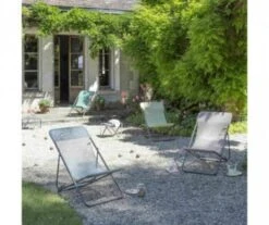 MAXI TRANSAT BATYLINE MAGNOLIA - LAFUMA -Jardin Extérieur chaise maxi transat 2