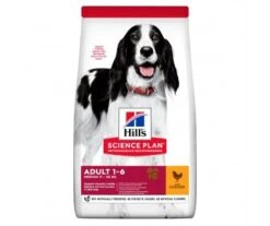 CROQUETTES CHIEN ADULTE MOYENNE RACE POULET 12KG - HILL'S