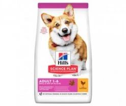 CROQUETTES CHIEN ADULTE SMALL & MINI POULET 3KG - HILL'S