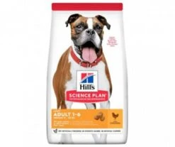 CROQUETTES CHIEN ADULTE MEDIUM LIGHT POULET 12KG - HILL'S