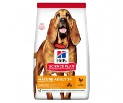 CROQUETTES CHIEN MATURE AGE 7+ LIGHT POULET 12KG - HILL'S