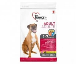 CROQUETTES CHIEN PELAGE SENSIBLES AGNEAU POISSON 2,72KG - 1ST CHOICE