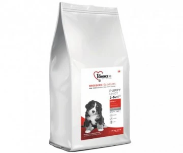 CROQUETTES CHIOT MOYEN ET GRAND RACE POULET 20KG - 1ST CHOICE NUTRITION 1 CROQUETTES CHIOT MOYEN ET GRAND RACE POULET 20KG - 1ST CHOICE NUTRITION