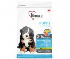 CROQUETTES CHIOT MOYENNE ET GRANDE RACE POULET 2.72KG - 1ST CHOICE