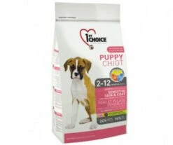 CROQUETTES CHIOT PELAGE SENSIBLE AGNEAU POISSON 14KG - 1ST CHOICE