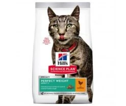 CROQUETTES CHAT ADULT PERFECT WEIGHT POULET 1,5KG - Hill's Science Plan