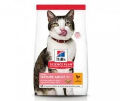 CROQUETTES CHAT MATURE 7+ LIGHT POULET 1.5KG - Hill's Science Plan