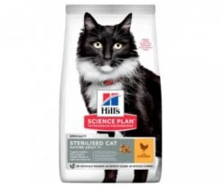 CROQUETTES CHAT MATURE STERILISED 7+ POULET 1.5KG - Hill's Science Plan