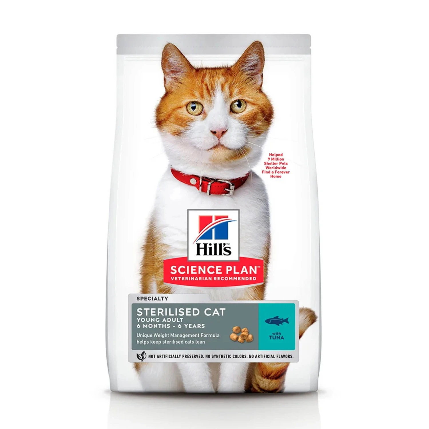 CROQUETTES CHAT JEUNE ADULTE STERILISED THON 1.5KG - Hill's Science Plan 3 CROQUETTES CHAT JEUNE ADULTE STERILISED THON 1.5KG - Hill's Science Plan – Image 3