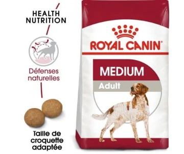 CROQUETTES CHIEN MEDIUM ADULT 4KG - ROYAL CANIN 2 CROQUETTES CHIEN MEDIUM ADULT 4KG - ROYAL CANIN – Image 2