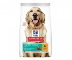CROQUETTES CHIEN ADULTE GRANDE RACE PERFECT WEIGHT POULET 12KG - HILL'S