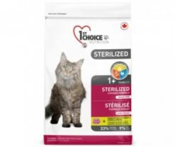 CROQUETTES CHAT STERILISED NO GRAIN POULET 5KG - 1ST CHOICE NUTRITION