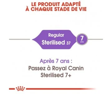 CROQUETTES CHAT STERILISED 37 2KG - ROYAL CANIN 2 CROQUETTES CHAT STERILISED 37 2KG - ROYAL CANIN – Image 2