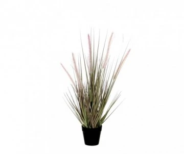 DOGTAIL GRAS ARTIFICIEL VIOLET POT H53CM 1 DOGTAIL GRAS ARTIFICIEL VIOLET POT H53CM