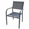 FAUTEUIL EMPILABLE DUCA GRIS/GRIS - Proloisirs