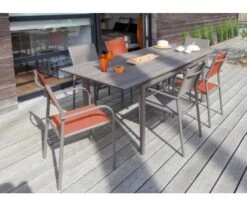 FAUTEUIL EMPILABLE DUCA GRIS/GRIS - Proloisirs -Jardin Extérieur fauteuil 6