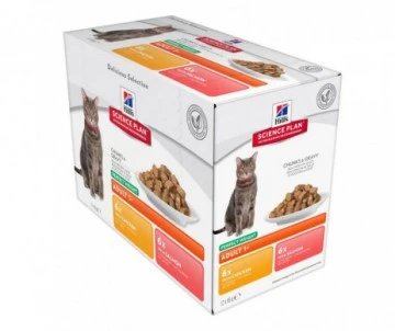 PATEE CHAT PERFECT WEIGHT POULET ET SAUMON 12X85GR - Hill's SCIENCE PLAN 2 PATEE CHAT PERFECT WEIGHT POULET ET SAUMON 12X85GR - Hill's SCIENCE PLAN – Image 2