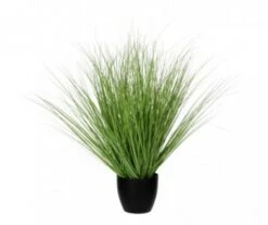 GRAS ARTIFICIEL VERT /POT H68CM