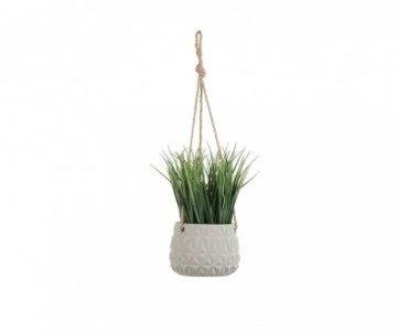HERBE ARTIFICIEL VERT A SUSPENDRE H26XD14CM 1 HERBE ARTIFICIEL VERT A SUSPENDRE H26XD14CM