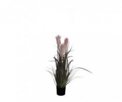 HERBE PANACHE ARTIFICIEL POT VIOLET H80
