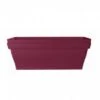LOT DE 2 JARDINIERES ROMEO GRIOTTE 50CM + SOUCOUPE