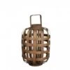 LANTERNE MARRON F. H32XD23CM