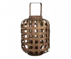 LANTERNE MARRON F. H42,5XD30,5