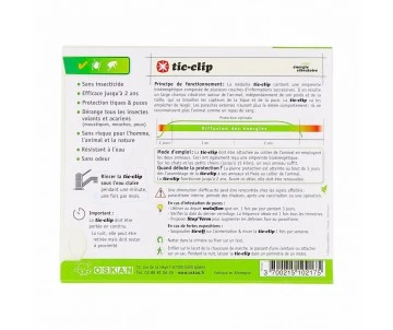 MÉDAILLE TIC-CLIP PROTECTION TIQUES ET PUCES - ANIBIO 2 MÉDAILLE TIC-CLIP PROTECTION TIQUES ET PUCES - ANIBIO – Image 2