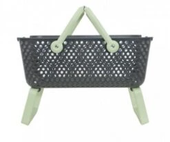 PANIER KAJO GRIS-TILLEUL