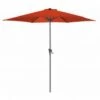 PARASOL DROIT Ø 300CM TILT GREY/PAPRIKA - Proloisirs