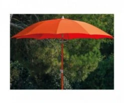 PARASOL FIBRE Ø 270CM PAPRIKA