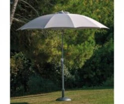 PARASOL FIBRE Ø 270CM GRIS