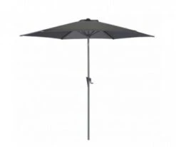 PARASOL CENTRAL MANIVELLE GRIS MAT Ø 300CM