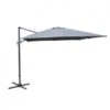PARASOL DÉPORTÉ CARRE INCLINABLE 3 X4M GRIS - Proloisirs