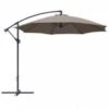 PARASOL DEPORTE ALUMINIUM Ø 300CM CHOCOLAT