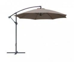 PARASOL DEPORTE ALUMINIUM Ø 300CM CHOCOLAT