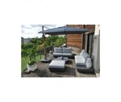 PARASOL DEPORTE ANTHRACITE 3X3M - MWH -Jardin Extérieur parasol 44