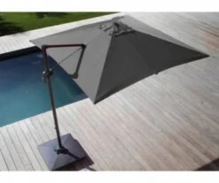 PARASOL DEPORTE 3MX3M ROMA GRIS - Proloisirs