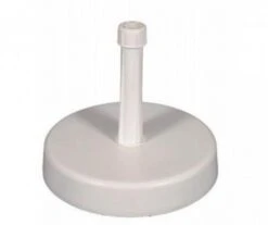 PIED DE PARASOL BETON 15KG BLANC