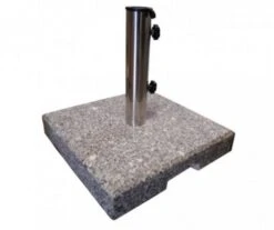 PIED DE PARASOL 25KG GRANIT GRIS