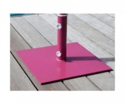 PIED DE PARASOL ACIER FRAMBOISE