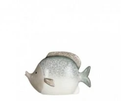 POISSON GRIS - L23X10XH15CM