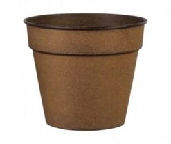 POT ACIER MARRON D20CM